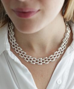 Gargantilla Panther Doble