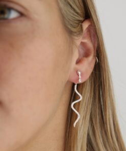 Aros Snake con Micro Pavé