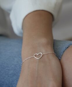 Pulsera Corazón Calado