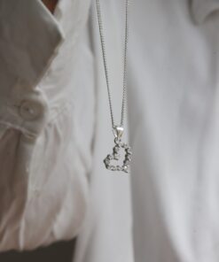 Dije Corazón Contorno Cubics