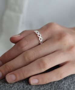 Anillo Multi Círculos con Micro Pavé