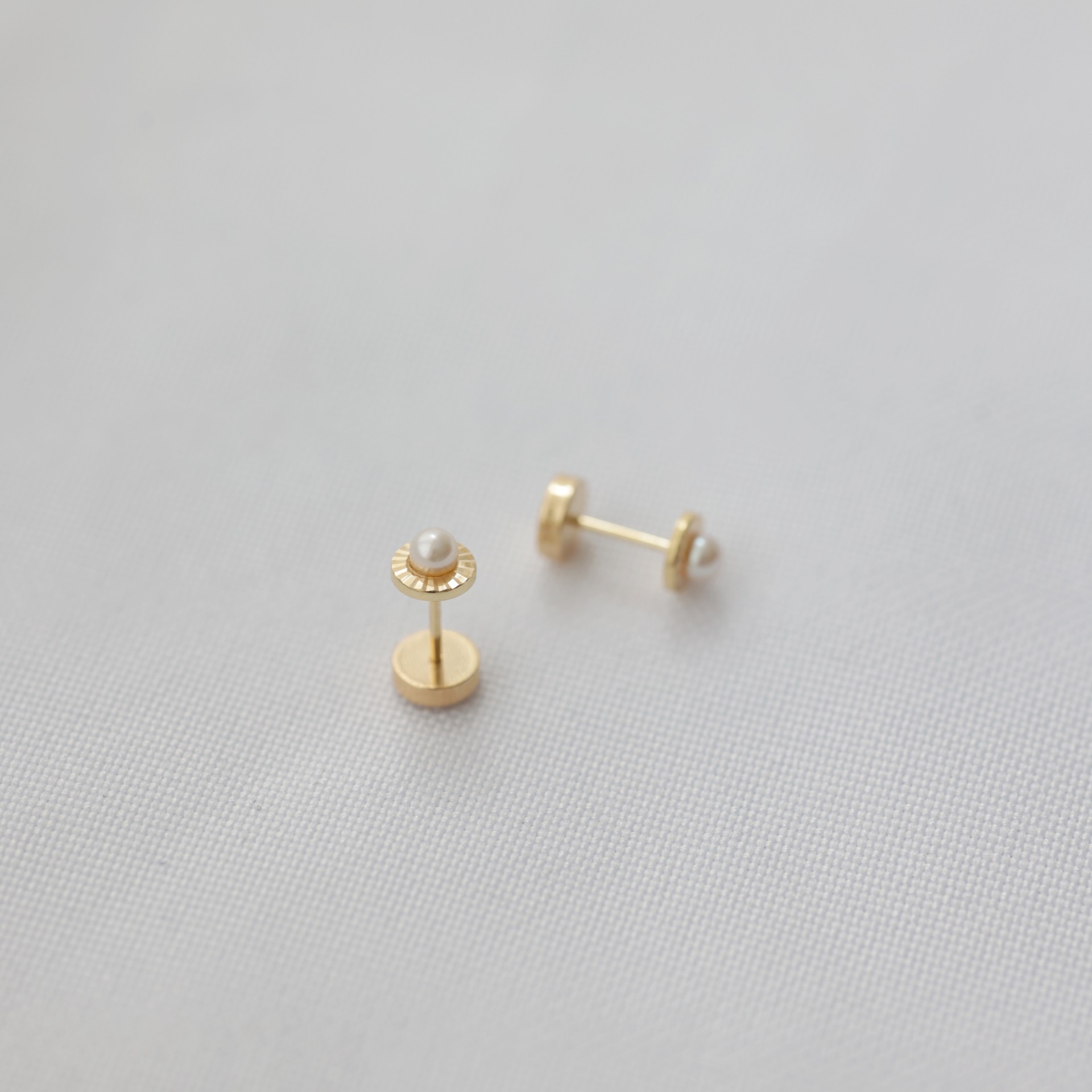 Abridores Facetados con Perla de Cultivo - Imagen 2