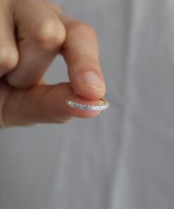Anillo Hexágono Micro Pavé