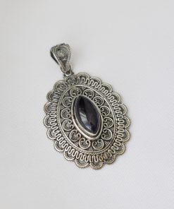 Dije XL Empavonado Amatista