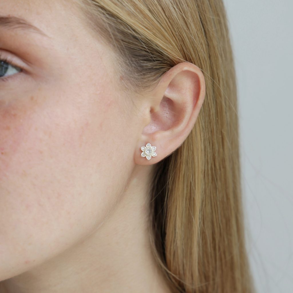 Aros Florcita con Cubics