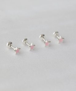 Abridores Estrella Esmaltadas Rosa