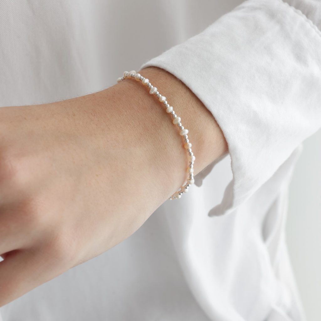 Pulsera Gaeta con Perlas de Río