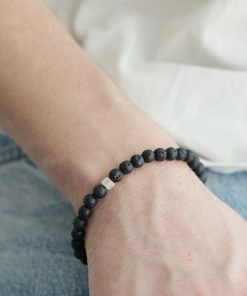 Pulsera de Piedras Volcánicas